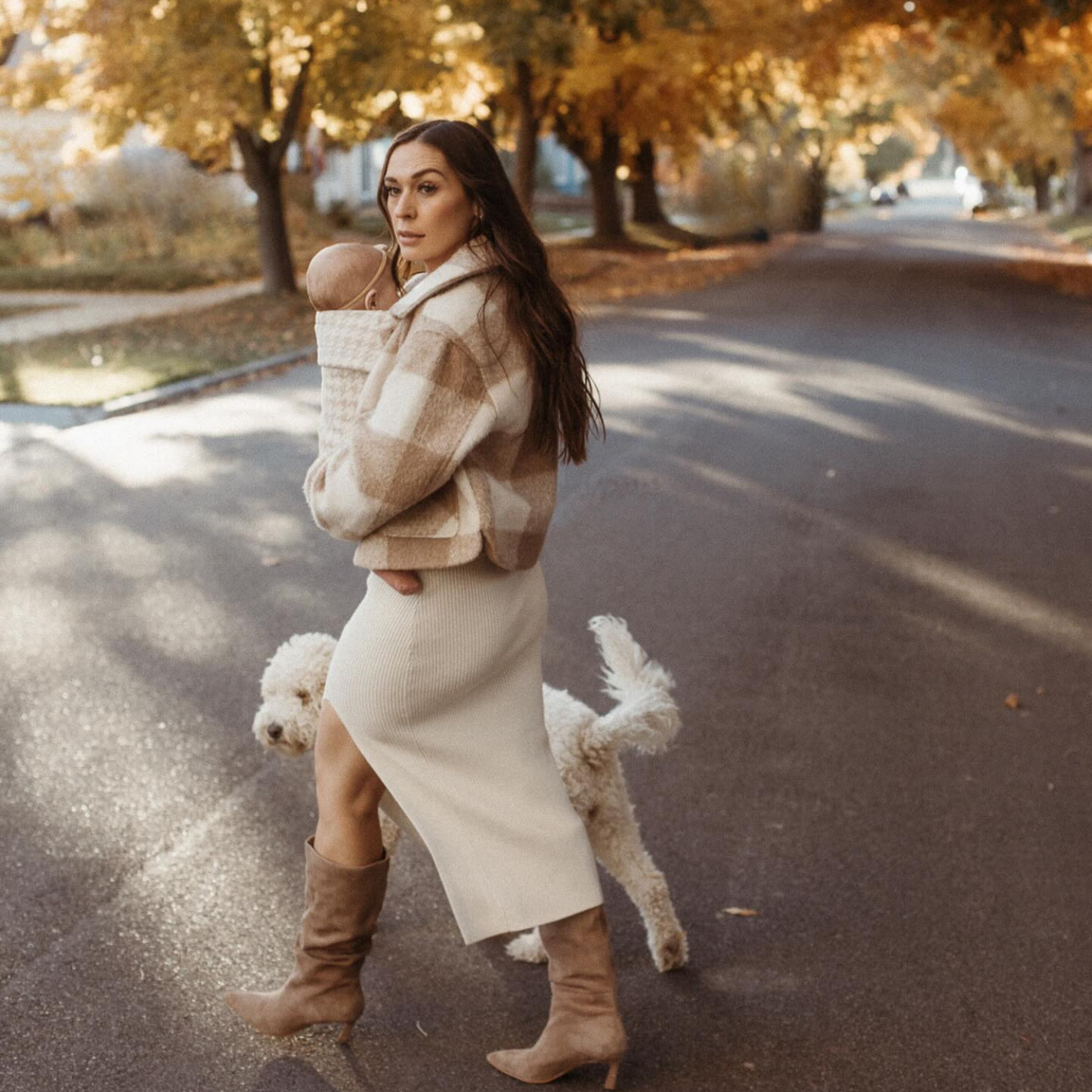Portabebés Loopin - Beige Elegante