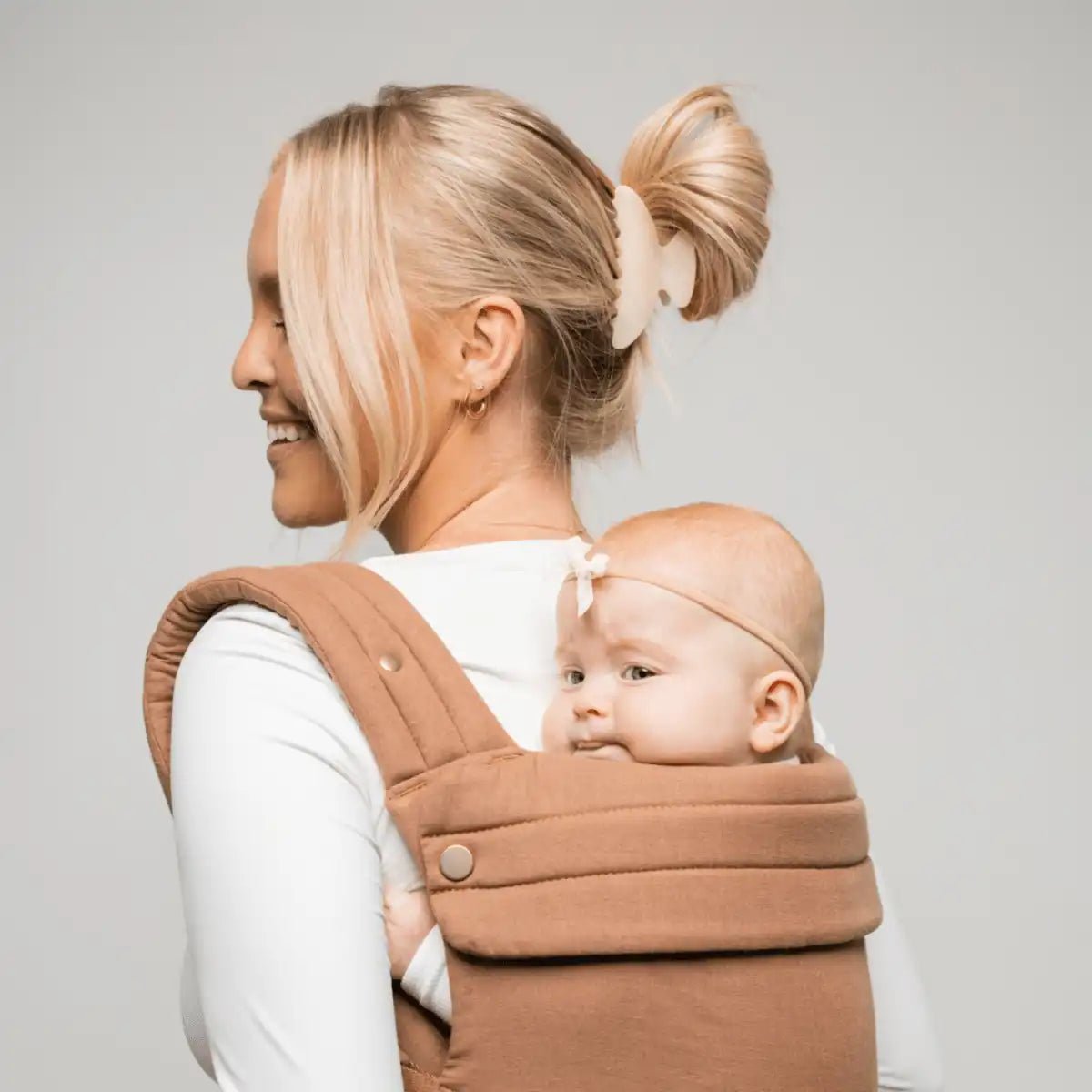 Porte - bébé Twinie. - Coffee - Twinie FR